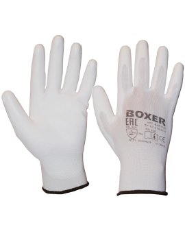 Перчатки BOXER нейлоновые с полиуретановым покрытием, BXR1101