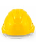 Каска защитная СОМЗ-80 Абсолют Престиж (электроизоляционная) желтая, прозрачный козырёк
