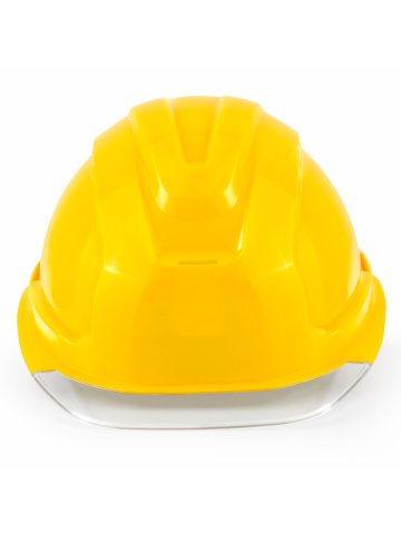 Каска защитная СОМЗ-80 Абсолют Престиж (электроизоляционная) желтая, прозрачный козырёк