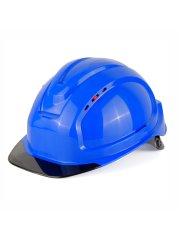 Каска защитная СОМЗ-80 Абсолют Престиж RAPID cиняя, cерый козырек