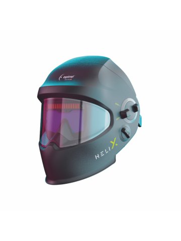 Щиток сварочный Optrel helix quattro, с поднимающимся внутренним АСФ и каской, черный, IsoFit
