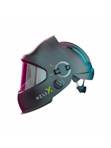 Щиток сварочный Optrel helix quattro, с поднимающимся внутренним АСФ и каской, черный, IsoFit