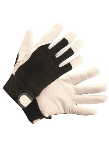 Перчатки комбинированные из натуральной кожи и трикотажа ULTIMA, ULT285