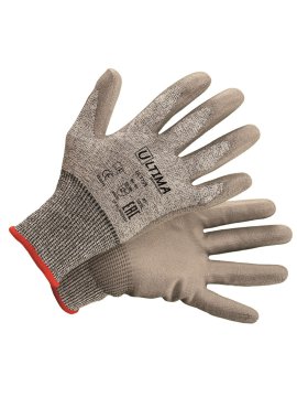 Перчатки из специального порезостойкого волокна с полиуретановым покрытием ULTIMA, ULT705